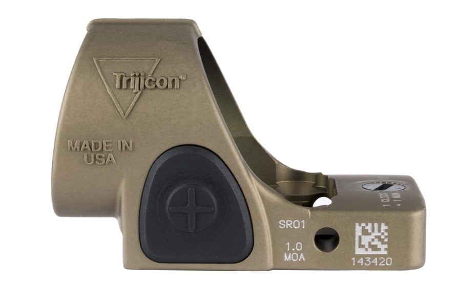 Trijicon SRO 1.0 MOA Red Dot with Adjustable LED Coyote Brown Anodized